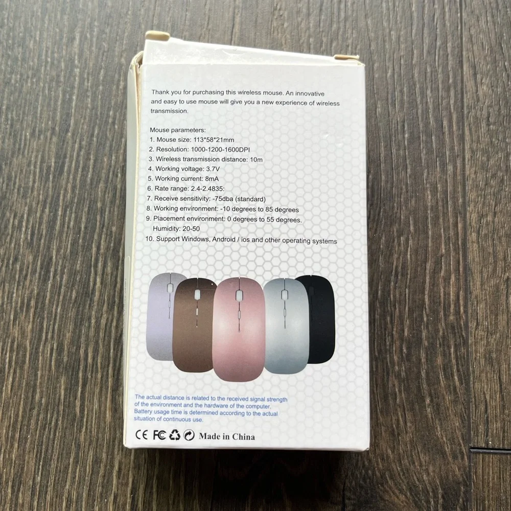 Silver Wireless Mouse